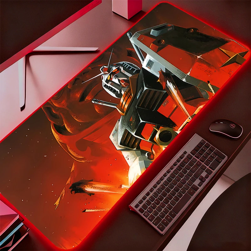 لوحة ماوس كبيرة بإضاءة خلفية R - مراجعة Gaming Keyboard And Mouse Mobile وسعره
