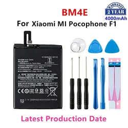 Brand New BM4E 4000mAh Battery For Xiaomi MI Pocophone F1  BM4E High Quality Phone Replacement Batteries +Tools