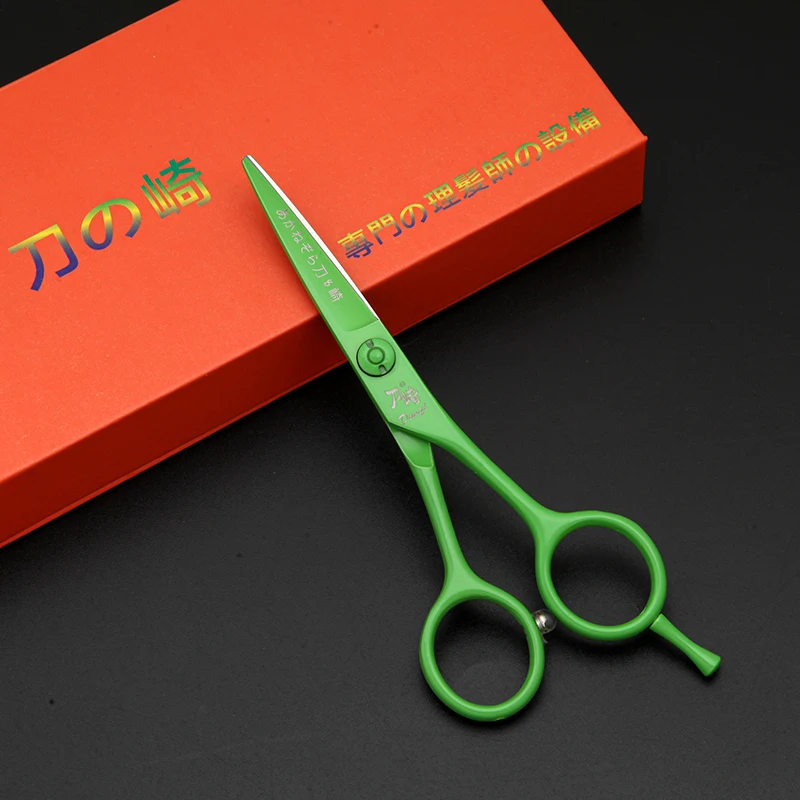 Professional Hair Salon 440C Steel High Grade Scissors 5.0/5.5/6.0/7.0 Inch Hairdressing Scissors Hair Cutting