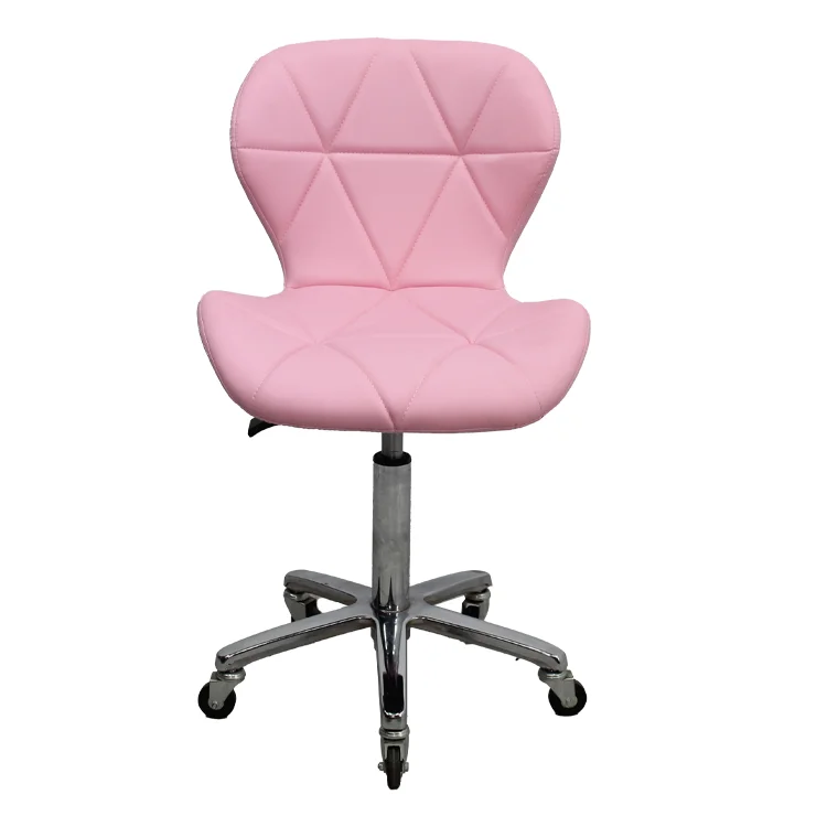 Hot Sale Ladies Pink Barber Chair Salon Furniture Makeup Chair