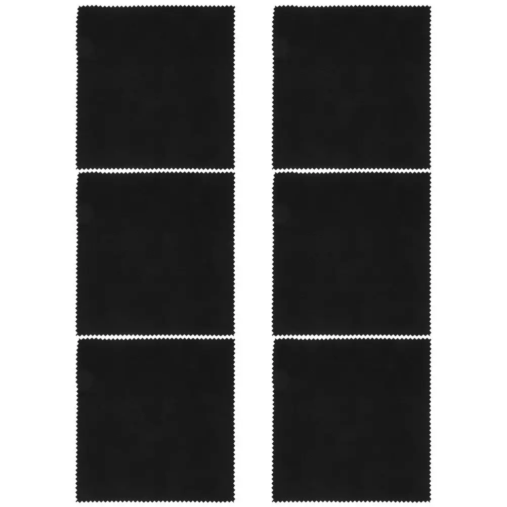 6Pcs Reusable Instrument Cleaning Gentle on Surfaces for Guitar Piano Brass Woodwind Polish Cloth for Comprehensive Music