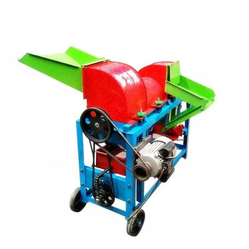 Engine with Tire Rack Grain Corn Thresher Maize Sheller Machine