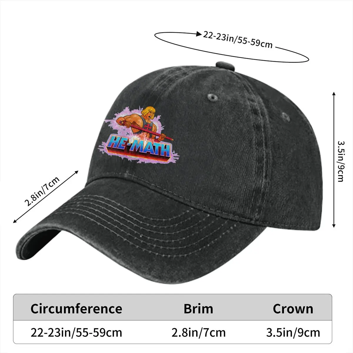 The Calculus Baseball Cap Men Hats Women Visor Protection Snapback He-Man & Masters Of The Universe Caps