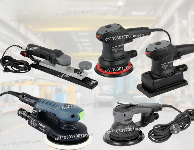Car putty ash spray paint sander grinding head, dust-free dry mill electric dry grinding head F3-electric brushless mill