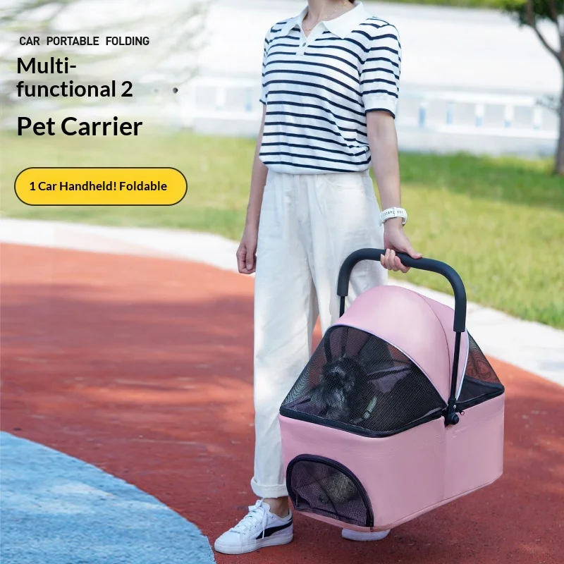 

Lightweight TL01 Pet Cat Dog Basket Bag Carrier Airline Crate Handheld Foldable Car-Portable
