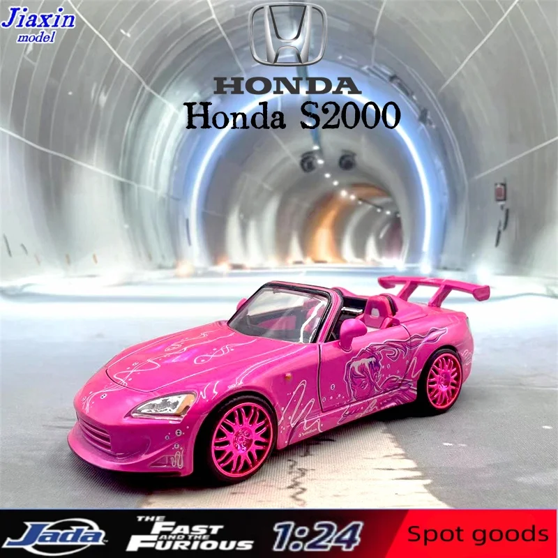 

JADA 1:24 Fast & Furious Honda S2000 Rare Alloy model decoration Collection gift for children