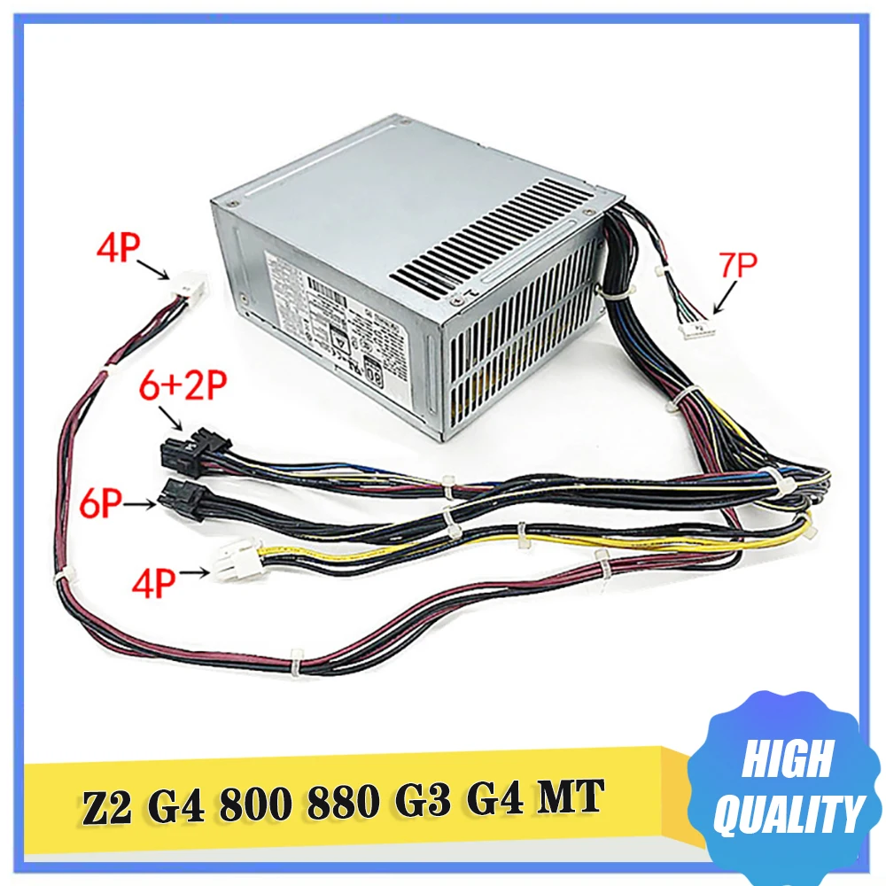 Power Supply For HP Z2 G4 800 880 G3 G4 MT 500W DPS-500AB-32 A DPS-500AB-36 A 901759-003/001 L07304-003 PA-4501-1 Fully Tested