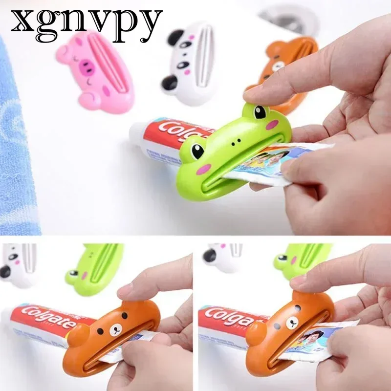 xgnvpy Cute Animal Multifunction Toothpaste Squeezer Home Bathroom Commodity Cartoon Dispenser Single Piece