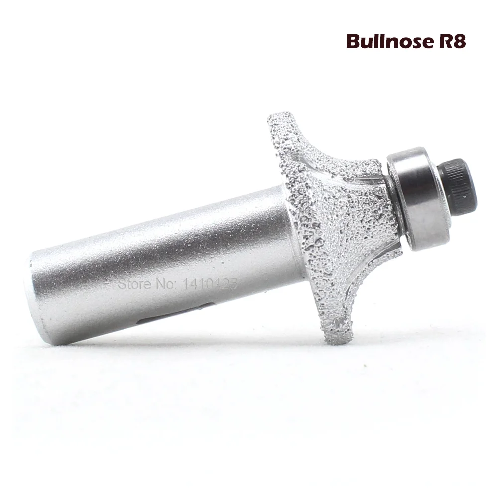 Radius 3mm-18mm Brazed Diamond Router Bits with 12.7mm 1/2