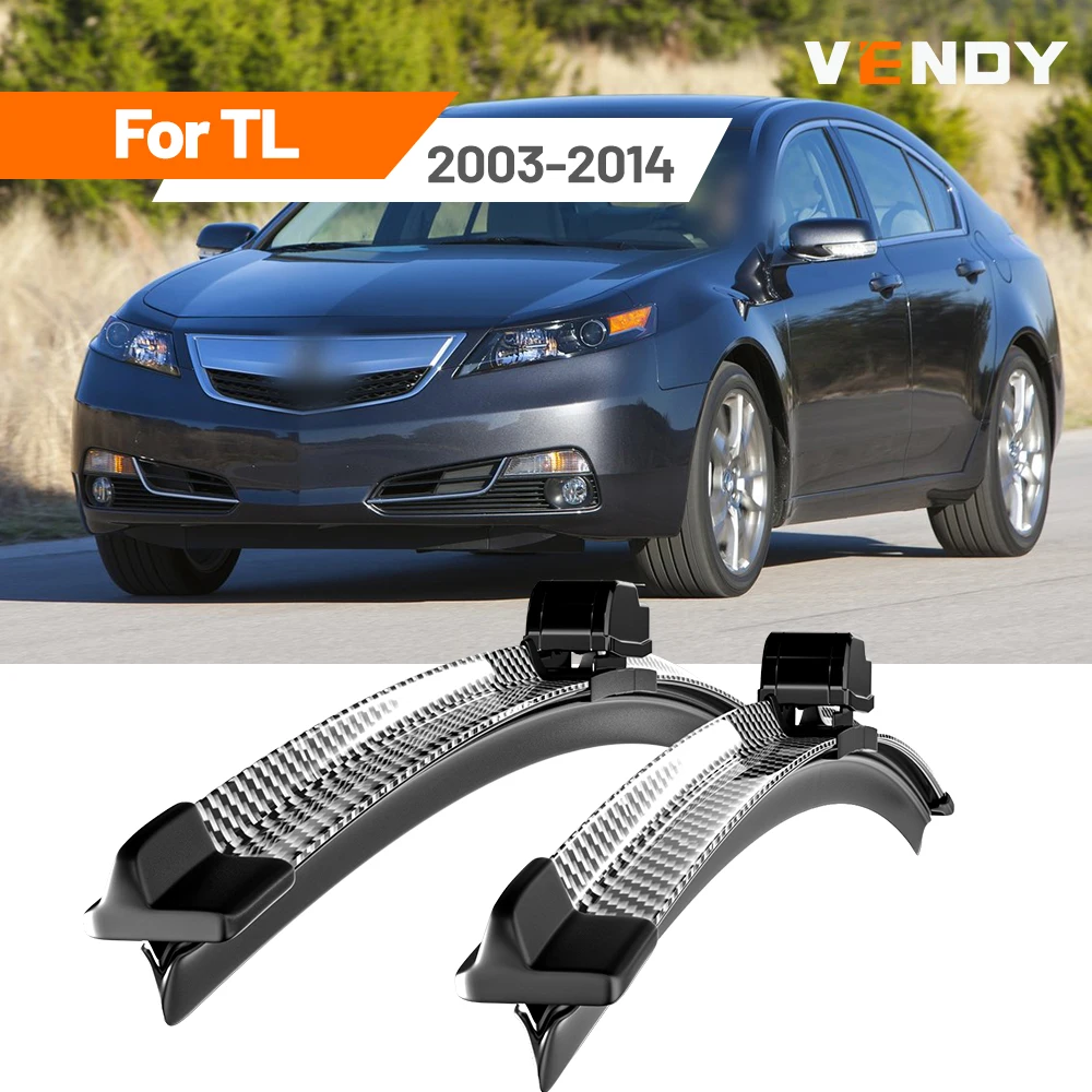 

For Acura TL 2003-2014 2004 2005 2006 2007 2008 2009 2010 2011 2012 2013 2pcs Front Windshield Wiper Blades Windscreen Wipers