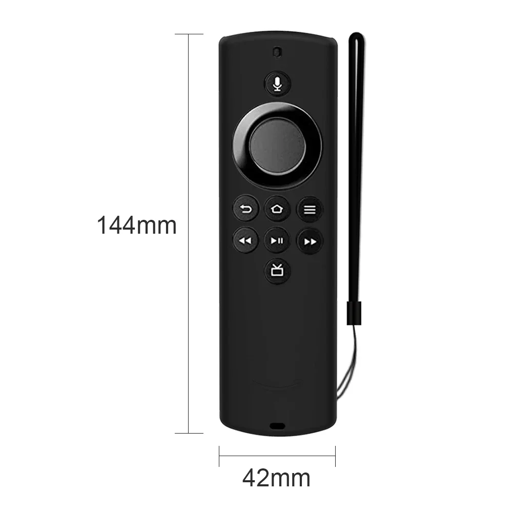 Remote Control Silicone Cover for Amazon Alexa Fire TV Stick Lite Controller Shell TV Sleeve Protective Case Housing Replacement view 6