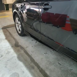 For AUDI A4 S4 B8 B8.5 Side Skirts Extension Rocker Panels Lip Splitters A4 S4 FSI TFSI TDI Sedan/Avant 2007-2016 Bodykit Tuning