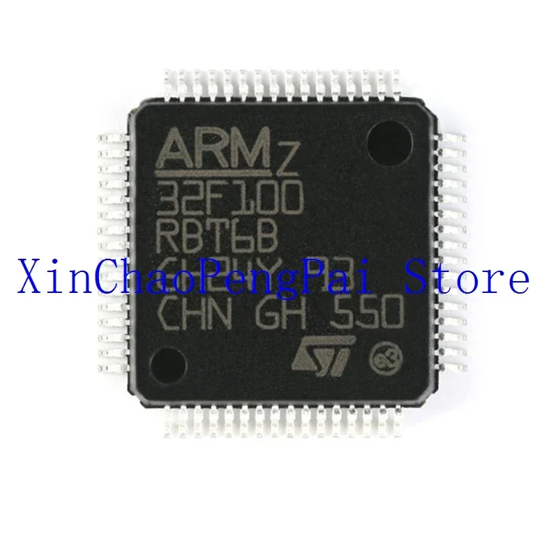 5pcs/lot STM32F100RBT6B LQFP-64 Cortex-M3 Chipset 100% New&Original In Stock