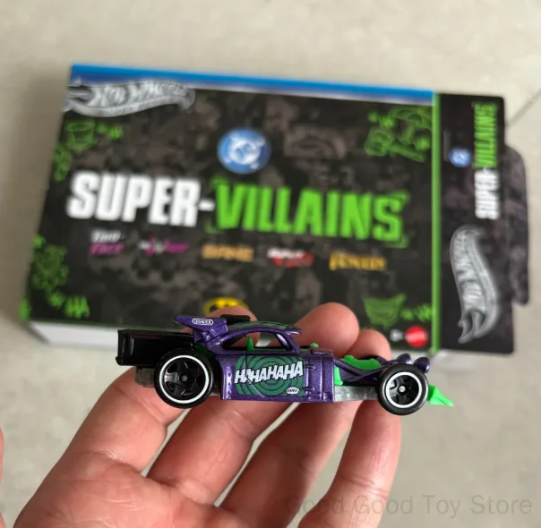 New Hot Wheels JNN44 Batman Theme 5-Pack Two-Face The Joker Bane Harley Quinn Penguin 1:64 Diecast Alloy Car Collector Toy Gift