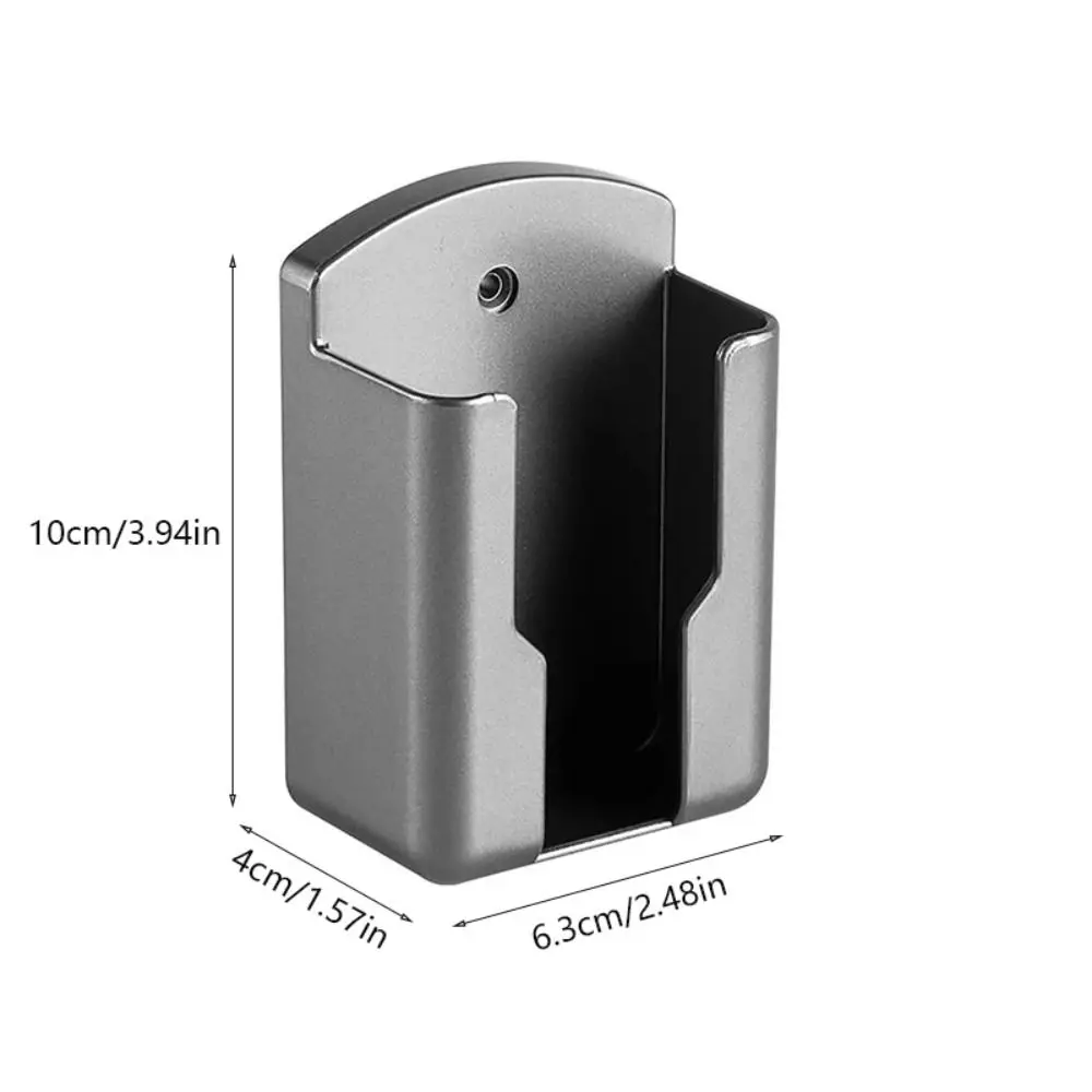 Durable Universal Remote Control Holder Adhesive Air Conditioning TV Storage Box No Punching Required Wall Mounted Rack Shelf