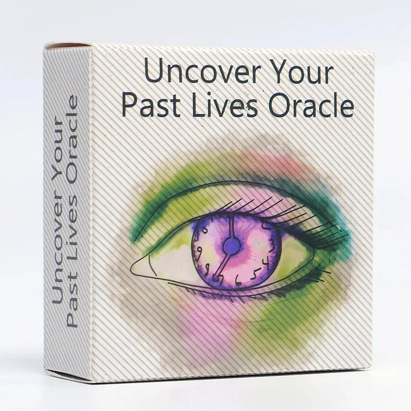 Uncover Your Past Life Oracle Cards Tarot Deck Round Shape 87 Cards Fortune Telling Divination Oracle Card Tarots Games