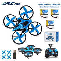 JJRC H36 Mini Drone 4ch 6-Axis Headless Mode Helicopter 360° Flip Remote Control 1/2/3 batteries RC Quadcopter Toy Drone For Kid