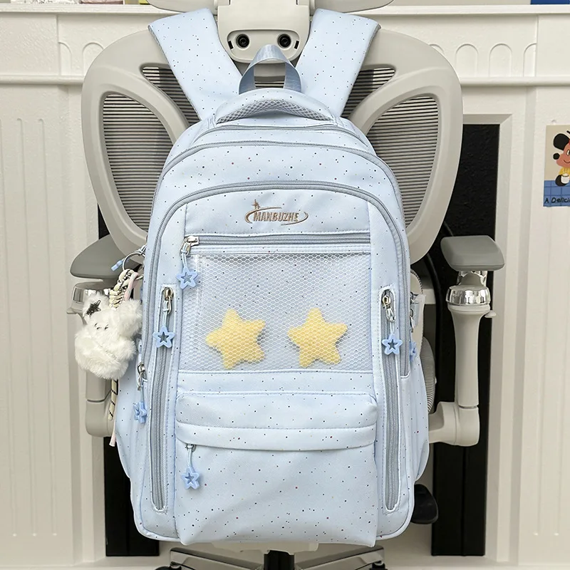 Teen Girls School Bag Lightweight School Backpack Travel Casual Daypack Fashion Rucksack Book Bag Middle High School Students