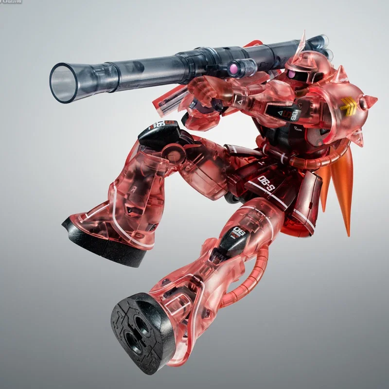 Bandai ROBOT originale originale SPIRITS LIMITED EDITION MS-06S CHAR'S ZAKU II COLOR EDIZIONE TRASPARENTE VER. AWESE Action Figure