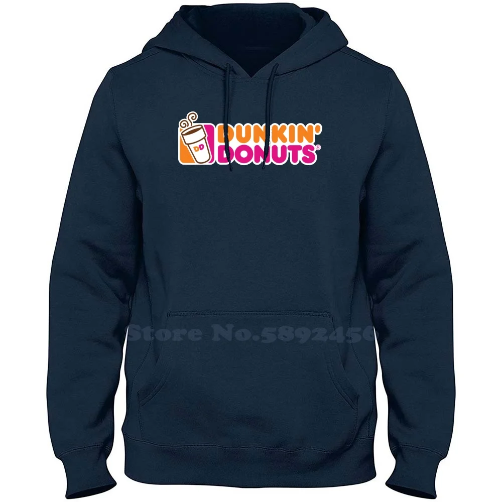 Dunkin Donuts Logotype-700x261 Logo Moda Sudadera con capucha Gráfico de alta calidad 100% Sudaderas con capucha de algodón