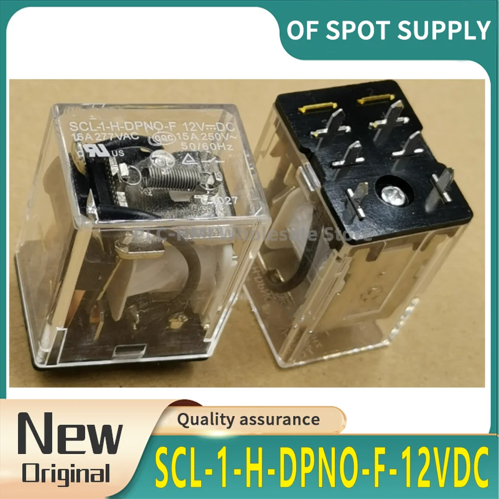 Brand new original 2~10 pieces/batch SCL-1-H-DPNO-F12VDC SCL-1-H-DPNO-F 15A two sets of normally open 6-pin