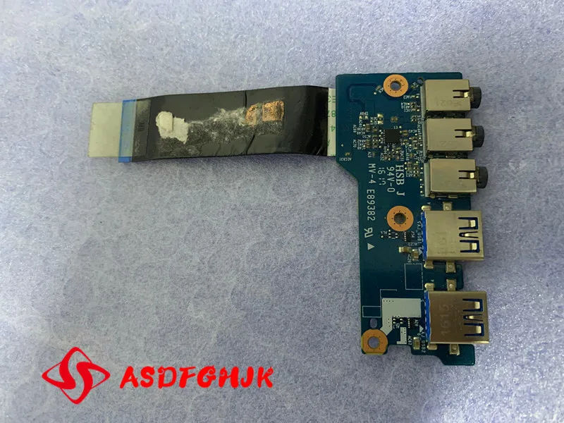 Genuine 6-71-N15F8-D02 FOR HASEE Z6 G500 G5K USB IO BOARD WITH CABLE WITH 6-43-N1500-062 100% TESED OK