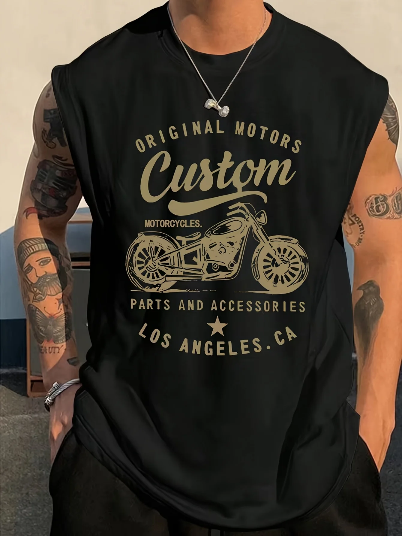 Pure Cotton Minimal Japanese Tank Top Men Timeless Street Outfit