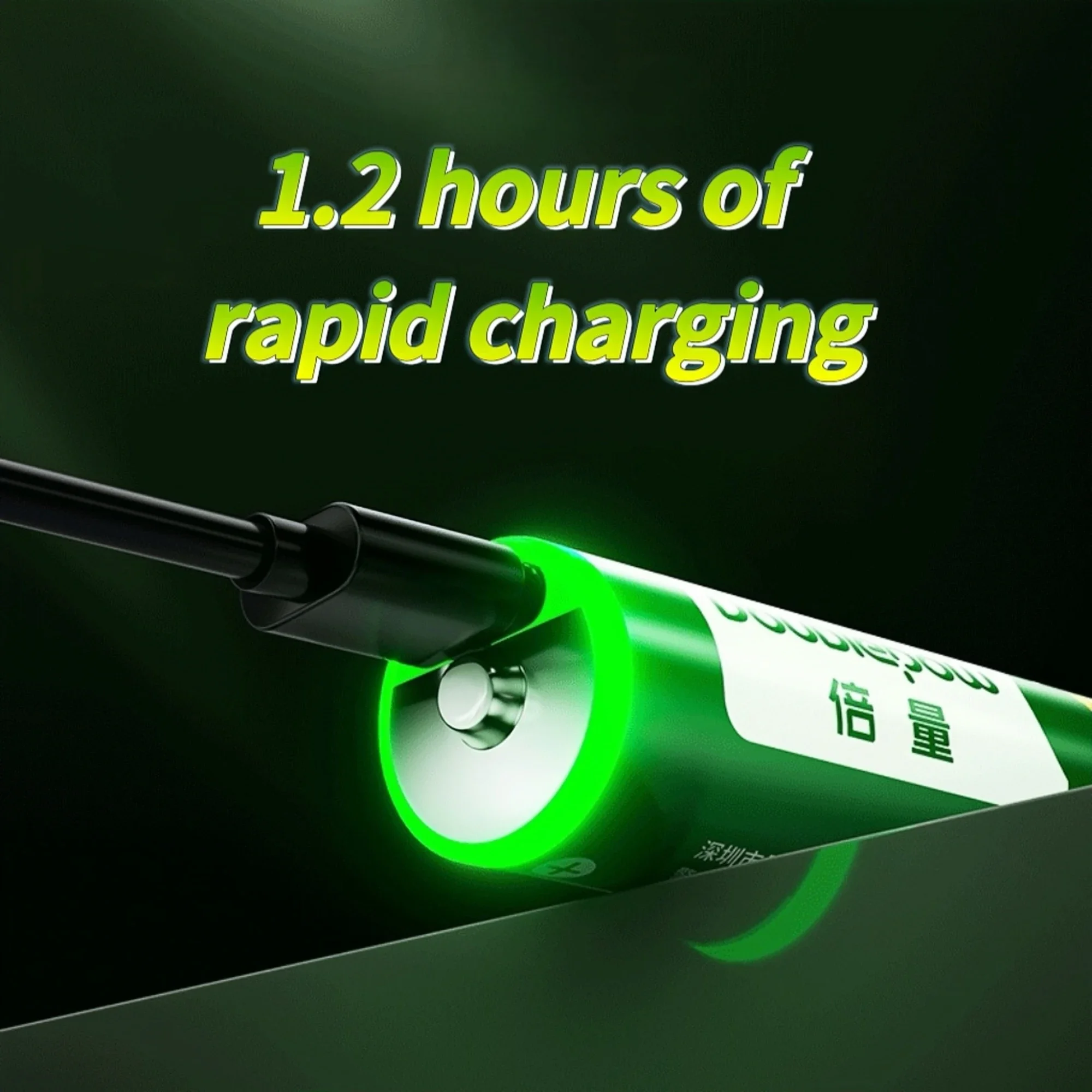 Batería recargable AAA, 1,5 V, 1000mWh, USB tipo C, batería de litio para Monitor de ratón, consolas de Radio, gamepads, teclado de cámara de juguete