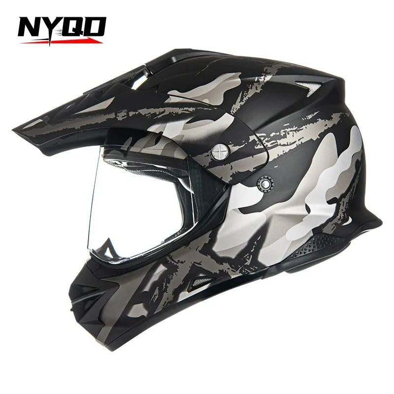 

Ryzen Motorcycle Off-Road Helmet Helmet Men's Road Rally Full Helmet Anti-fog Locomotive FourSeasons cascos para moto casco moto