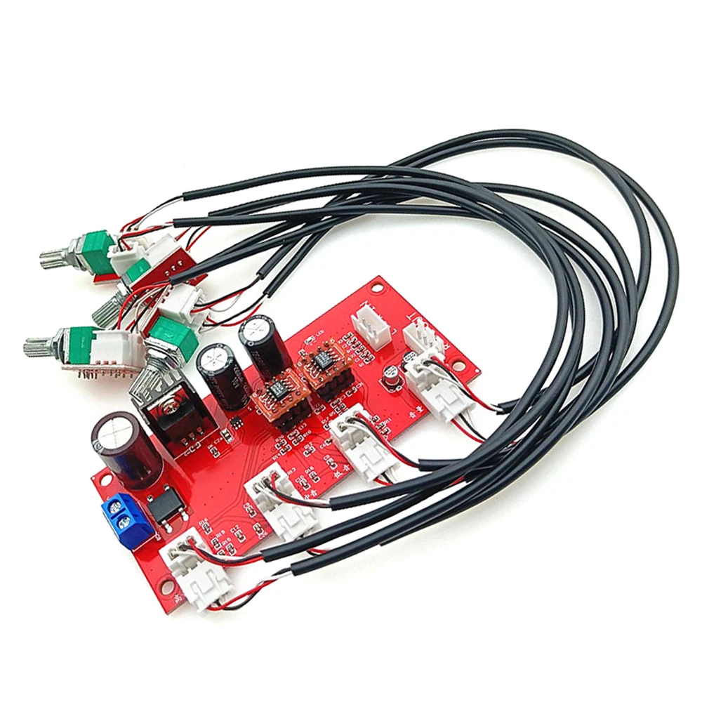 AD828 Preamplifier Volume Control Board with Treble Midrange and Bass Tone Controls Preamp Tone Board Power Amplifier Board