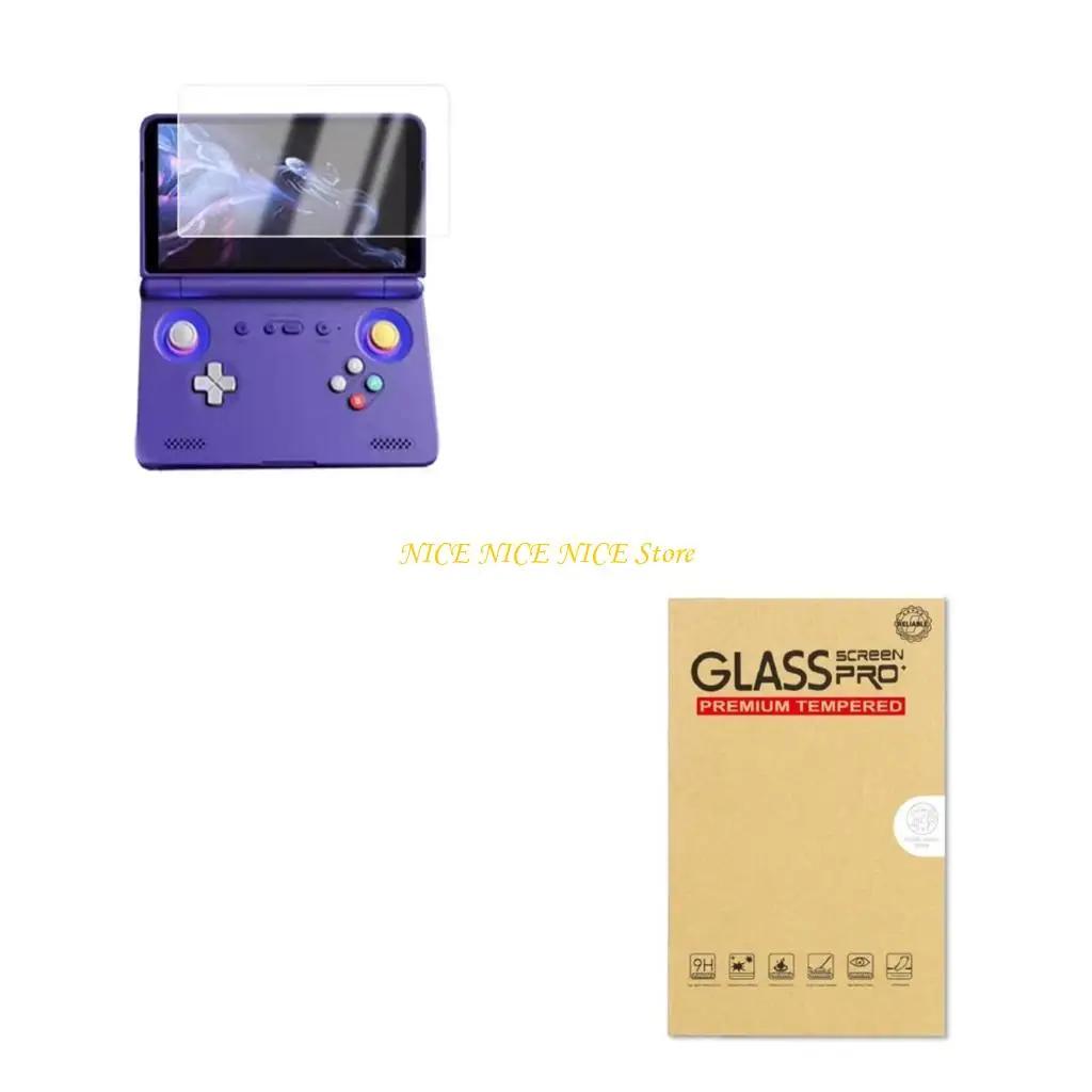 E0BB Gaming Device Protective Film Stoßdämpfer reduzieren die Blicke für Retroid -Taschenflip 2