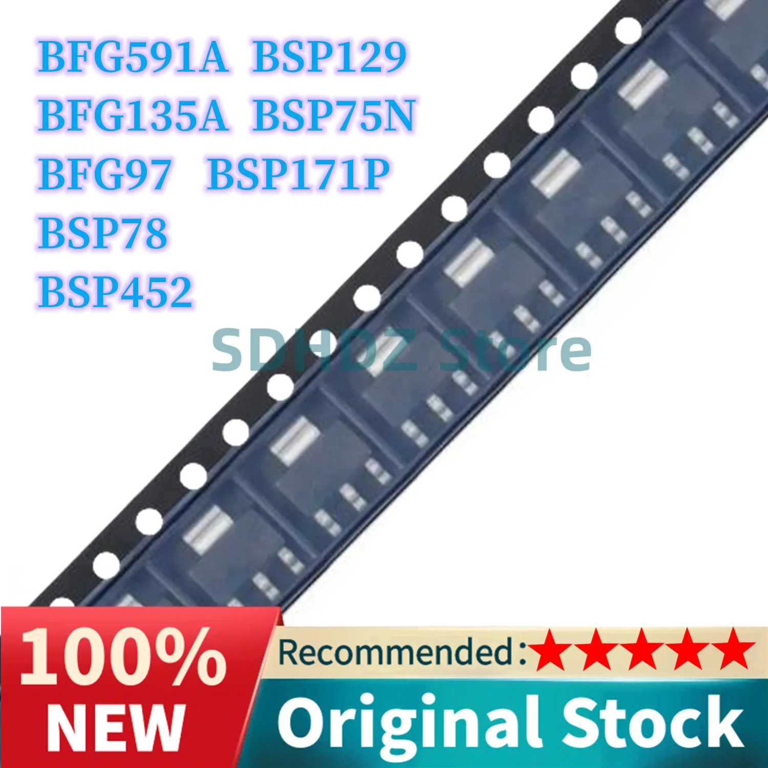 10PCS BFG591 SOT223 BFG591A SOT-223 SMD BFG135A BFG135 BFG97 BSP78 BSP452 BSP129 BSP75N BSP75 BSP171P BSP171