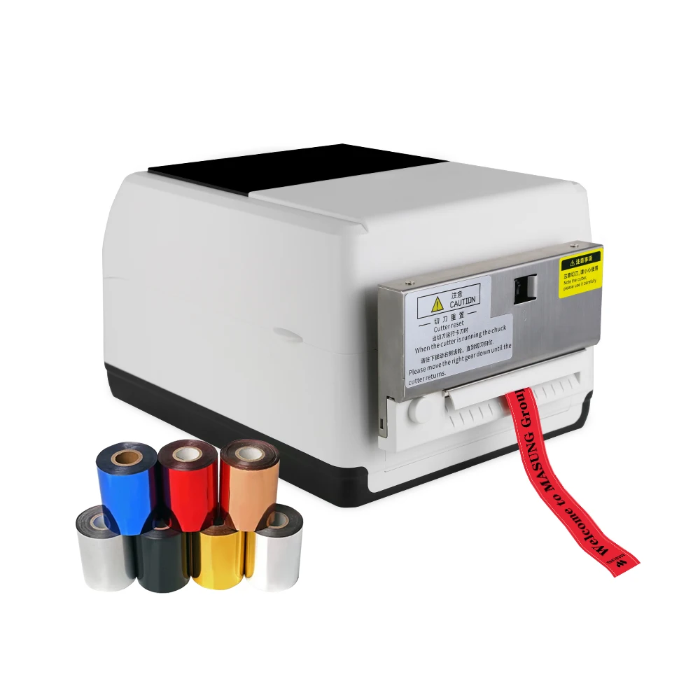MASUNG MS 1730DC 300DPI Industrial Label Printer With Auto Cutter For Clothing Care & Wash Care Labels