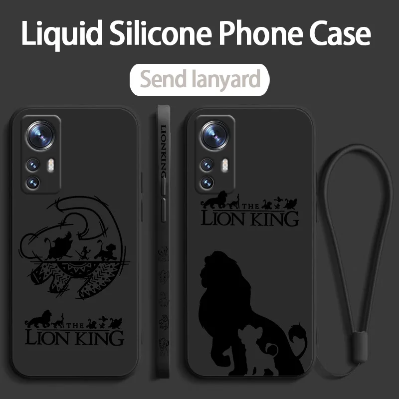جراب هاتف لين بحبل أيسر سائل من Disney Lion King ، مناسب لـ Xiaomi Mi 13T ، 12T ، 11i ، 11X ، 11T ، 10T ، 9 ، A3 ، Note 10 Pro Lite #2