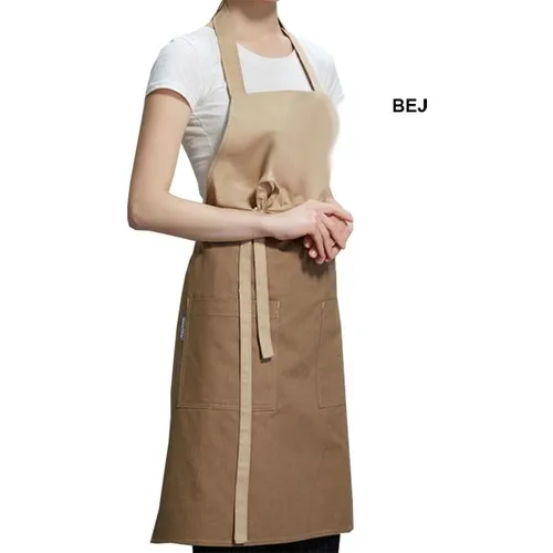 Medusa Forma Pendant Master Chef-Barista-Cook-Barber-Tattoo-Waiter Apron Beige