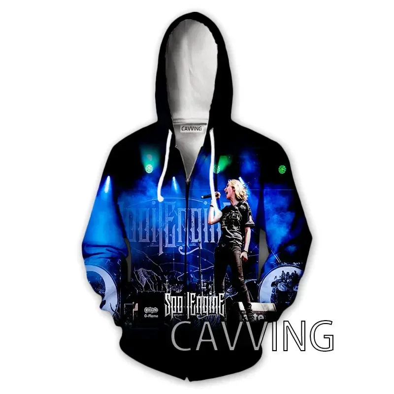 New Fashion 3D Print  Spoil-Engine Band   Zipper Hoodies Zip Up Hooded Sweatshirts Harajuku Hoodie Hip Hop Sweatshirts