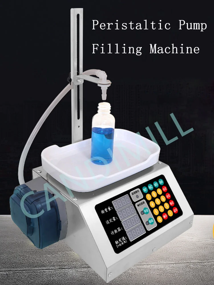 Flüssigkeits füll maschine Schlauch pumpe automatische Flaschen füller digitale Steuerung kosmetisches Öl Parfüm, Wasser, Saft,