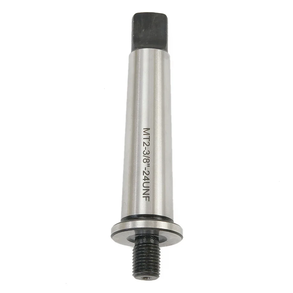 Drill Chuck Adapter with 2MT Shank and 3/8-24 Threads Designed for Morse Taper 2 Compatibility Using Tool Steel Build