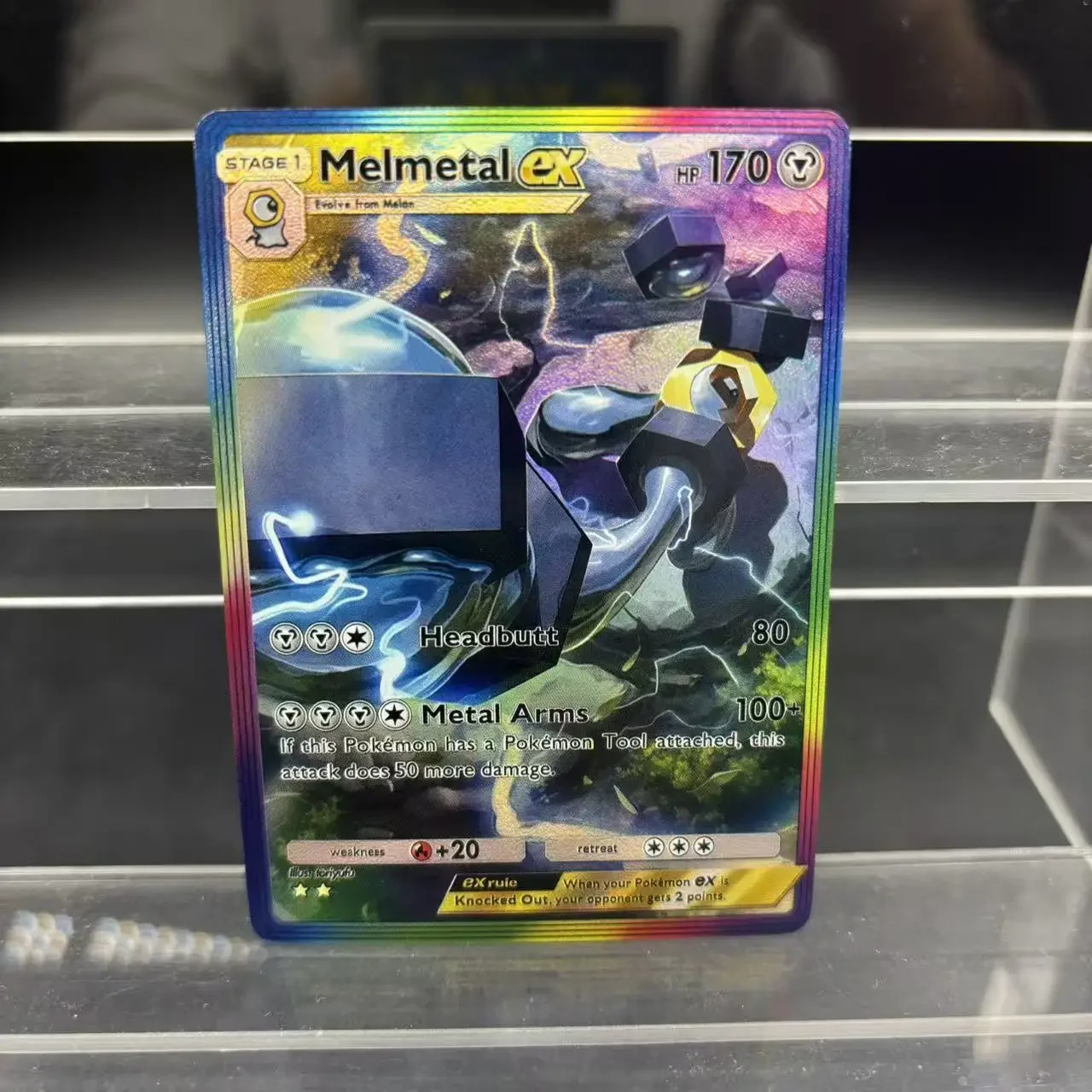 TCG DIY POCKET Collection Cards lndeedee Melmetal Whimsicott Mega Pinsir Self Made Single Card Classic Game Anime Card Gift Toy