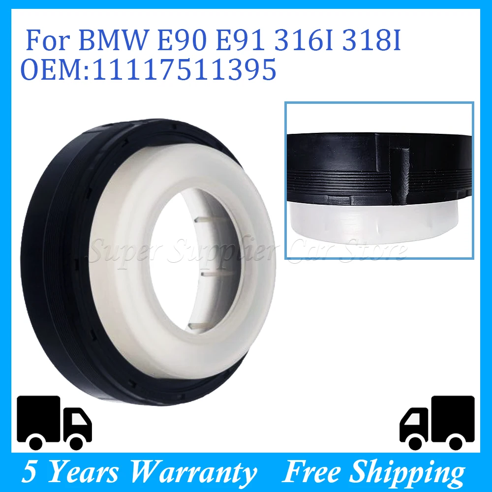 Front Engine Crankshaft Crank Oil Seal For BMW E90 E91 316i 318i 320i 325d 328i 330d 335i 11117511395 11117530823