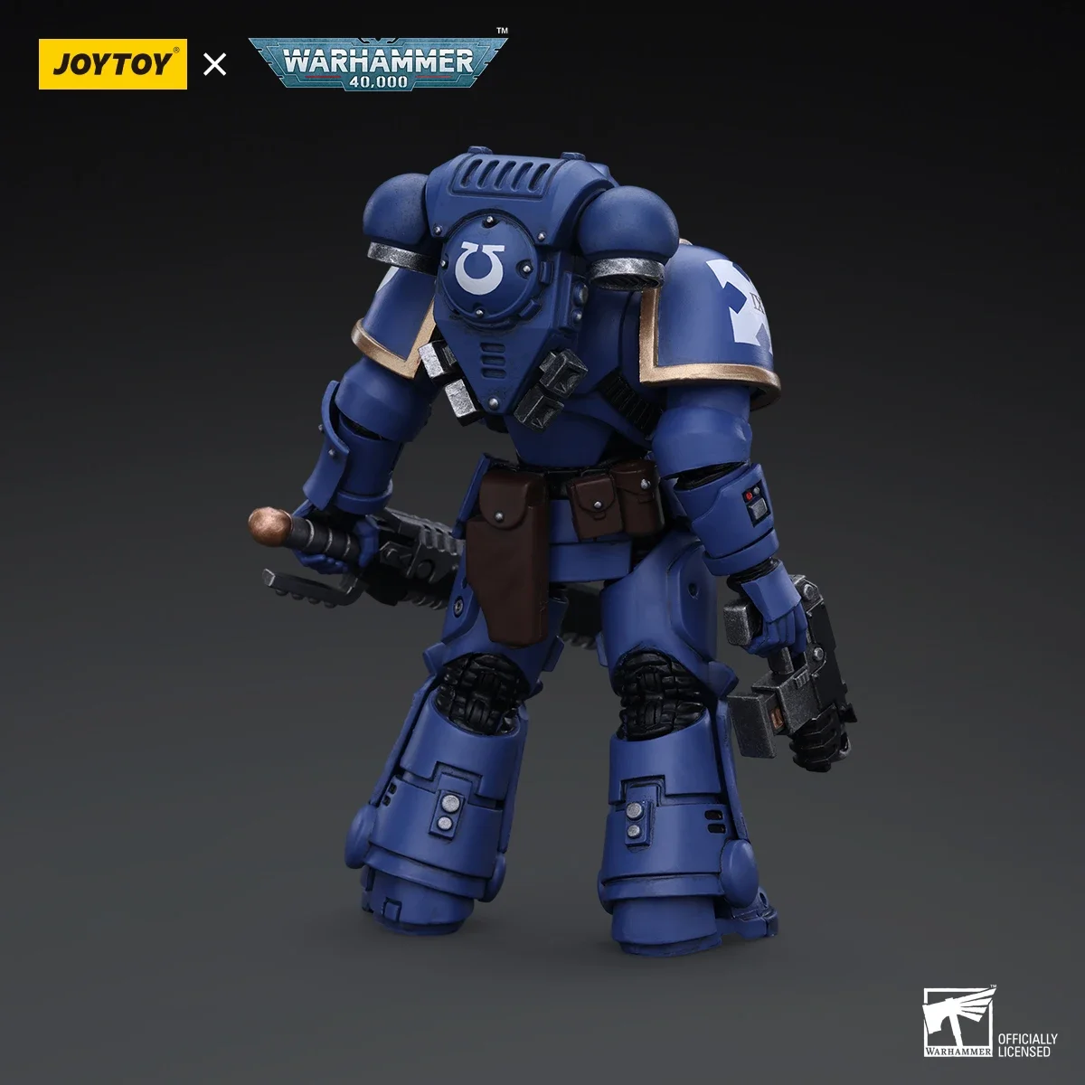 Joytoy warhammer 40k motocicleta fuzileiros espaciais ultramarines outriders irmão catonus figura de ação catonus modelo brinquedo bonecas