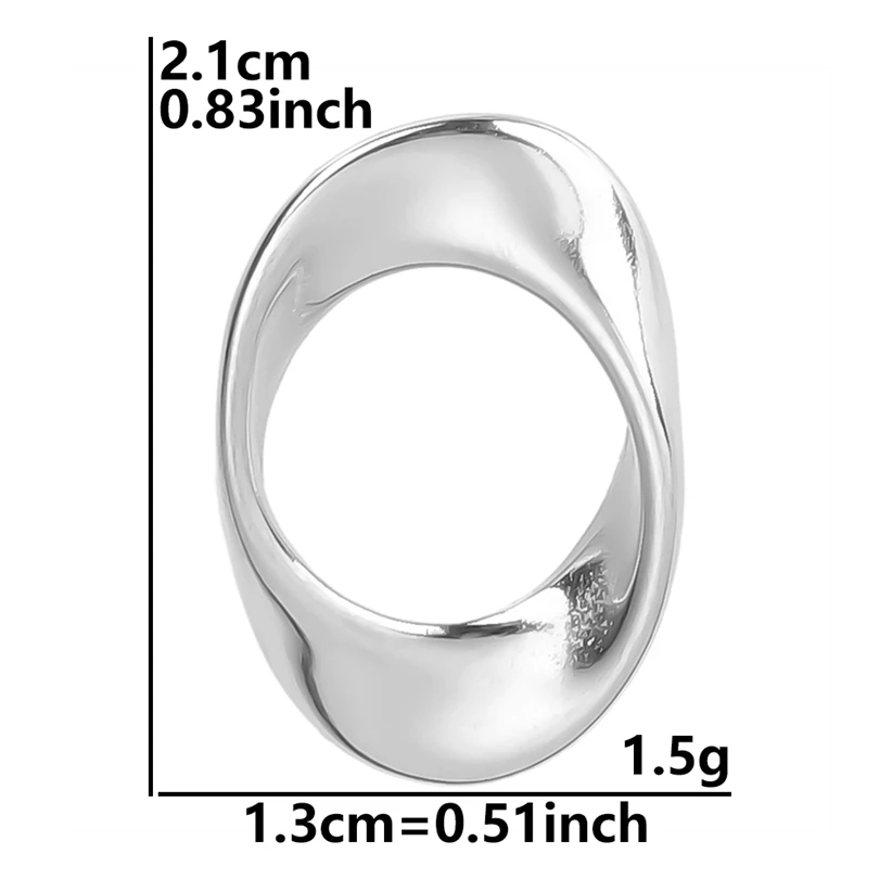 7pcs/Lot Stainless Steel Irregular Geometry Pendant Circular Hollow Out Gold Plated Charms Used To Making Necklace Accessories