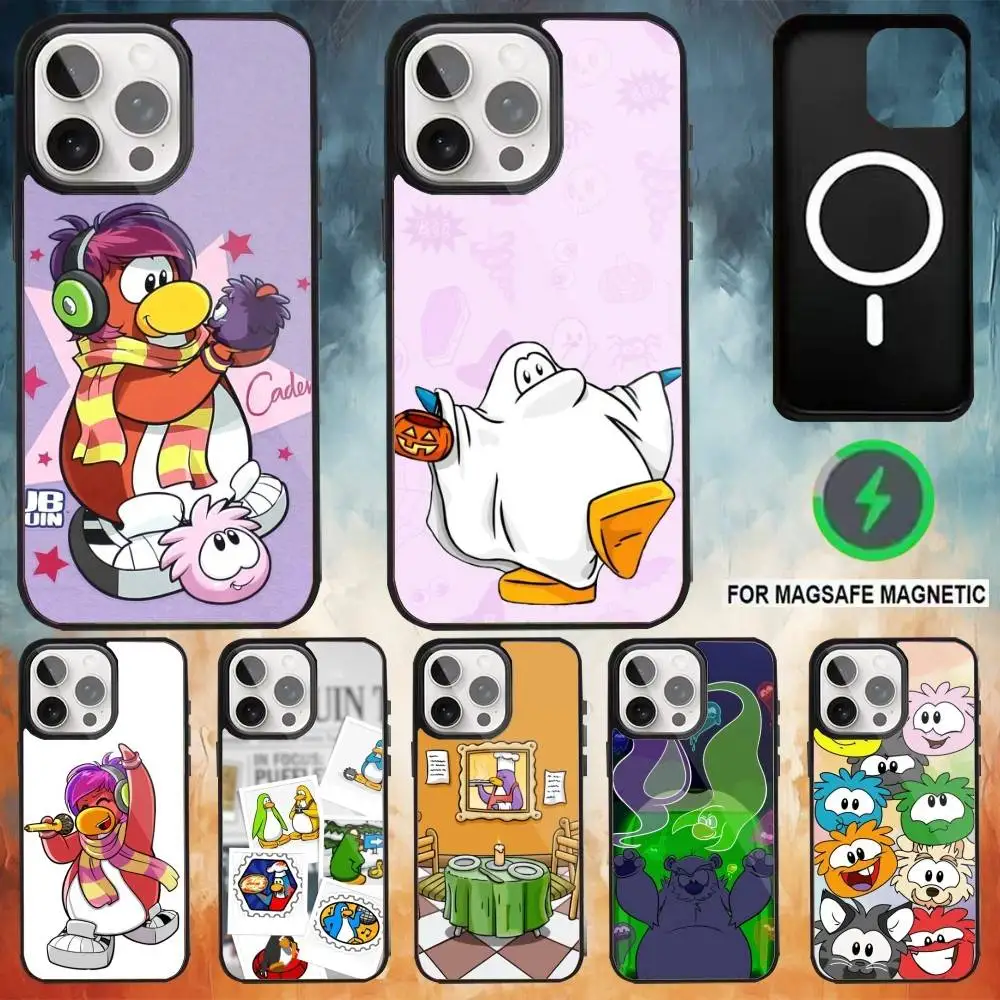 

G-Game C-Club PenguinS Phone Case For iPhone17,16,15,14,13,12,11 Plus,Pro Max Magnetic For Magsafe Wireless Charging