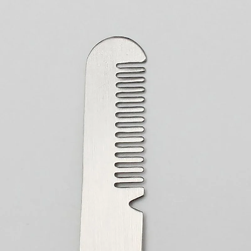 Pincettes à sourcils en acier inoxydable pour femmes, avec peigne à sourcils, accessoires de beauté