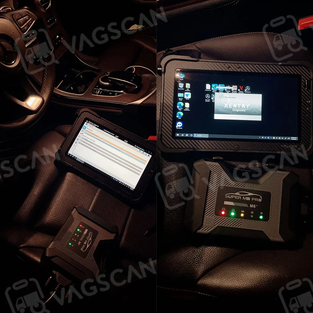 DoIP VCI M6 Super MB Pro M6 M6+Wireless Star Diagnosis Tool xentry DOIP Full Set PK MB Star C4 C5 C6+Fz-g1 tablet ready to use