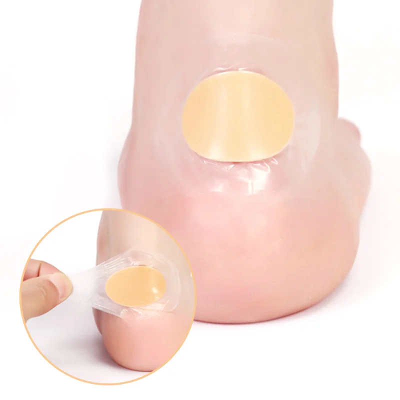 Patchs adhésifs pour protéger le talon des pieds, patchs adhésifs pour le talon, autocollants pour chaussures, soulagement de la douleur, plâtre, soins des pieds, coussinet de préhension, 10 pièces