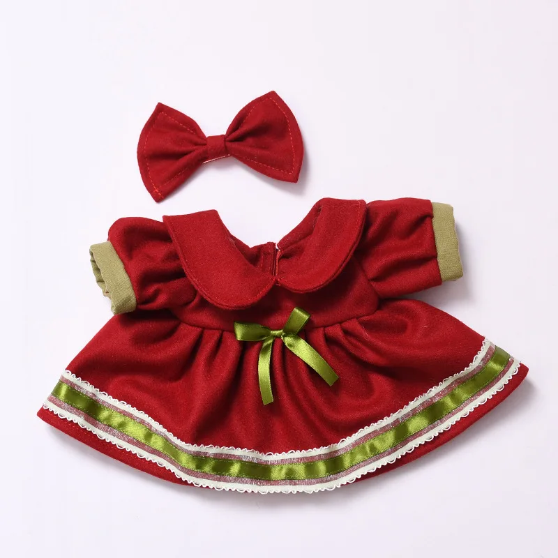 38cm 라부부 인형 옷 크리스마스 작업복 치마 라부부 인형 의상 액세서리