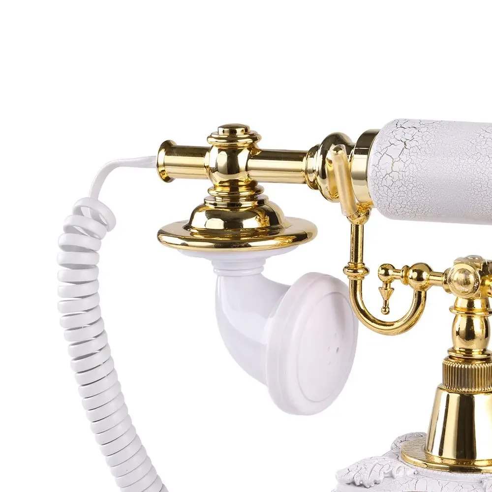 European Retro Vintage Rotary Dial Telephone Antique Telephone With Redial Landline Phone For Office Phone Home Living Room