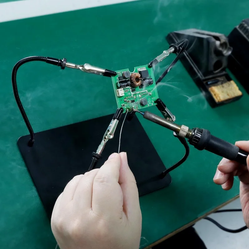 Magnetic Suction Auxiliary Soldering Bracket Multi Functional Crocodile Clamp Arm PCB Board Fixture for Electronic Welding Tasks