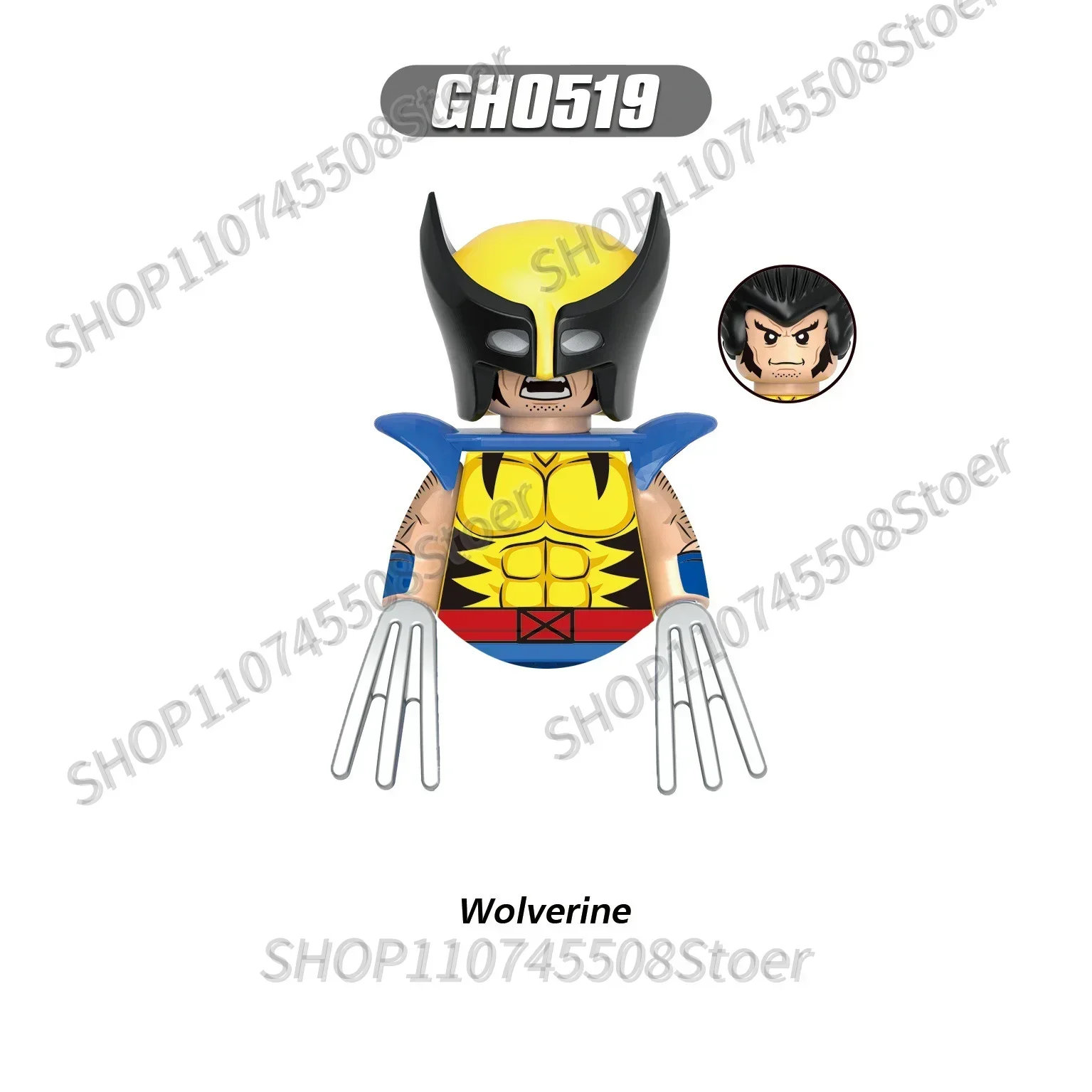 Heiße Sammelspielzeuge Marvel Bausteine Batgirl Magneto Wolverine Scream Deadpool Mini-Bausteine Partygeschenke